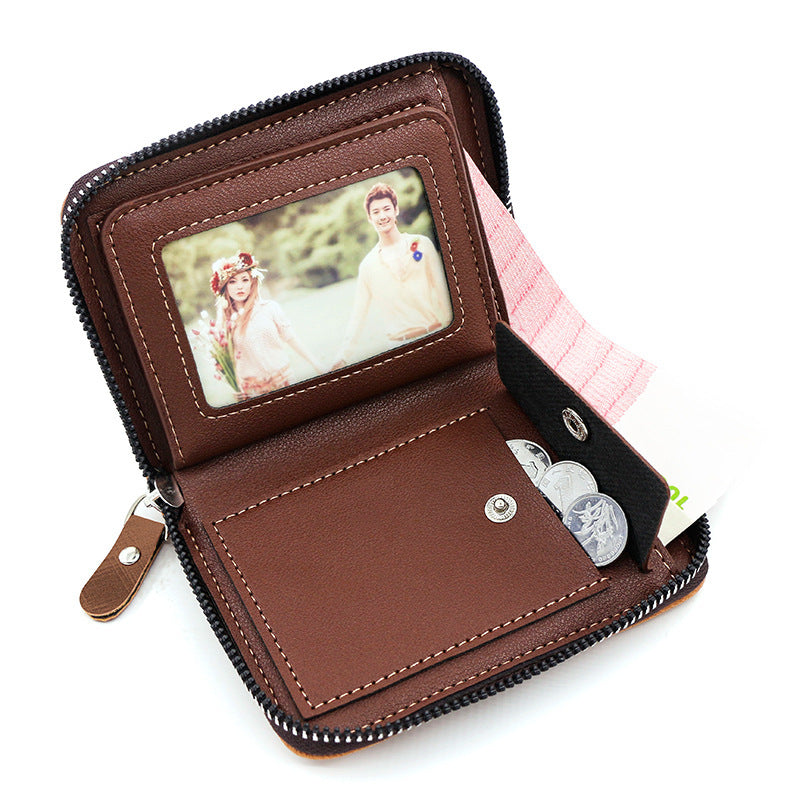 Short Clutch Wallet For Men-Pattern Edition