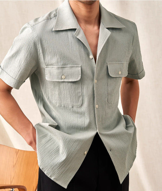 British Cuban Collar Shirt - Retro edition