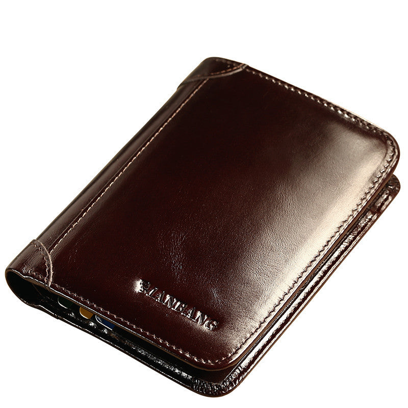Leather first layer Wallet-Retro Edition