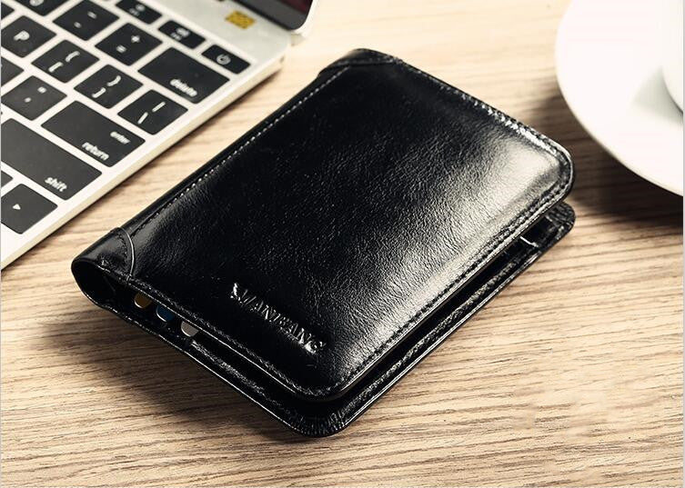 Leather first layer Wallet-Retro Edition
