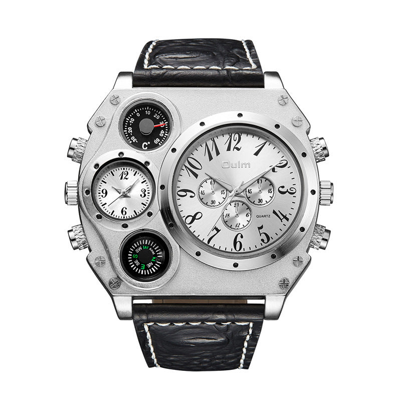 Pilot's Dual Time Zone Quarts Watch