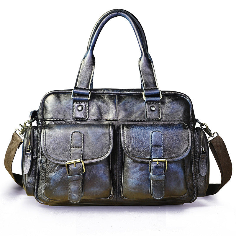 Leather Business Casual Small Bag For Men