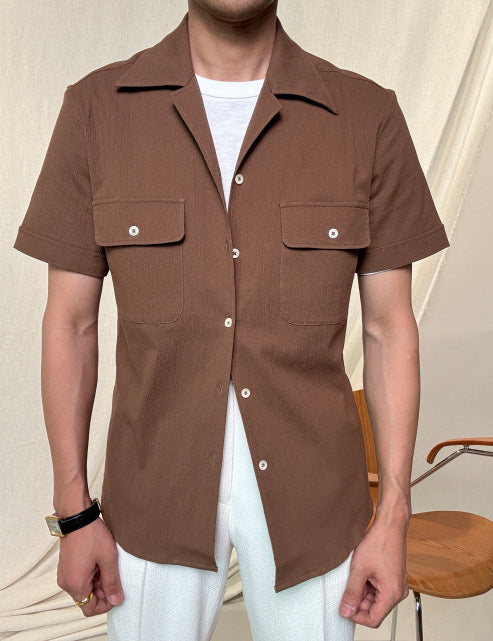 British Cuban Collar Shirt - Retro edition