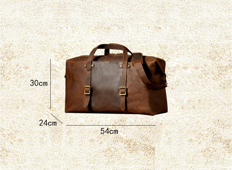 Genuine Leather Large-capacity Luggage Bag