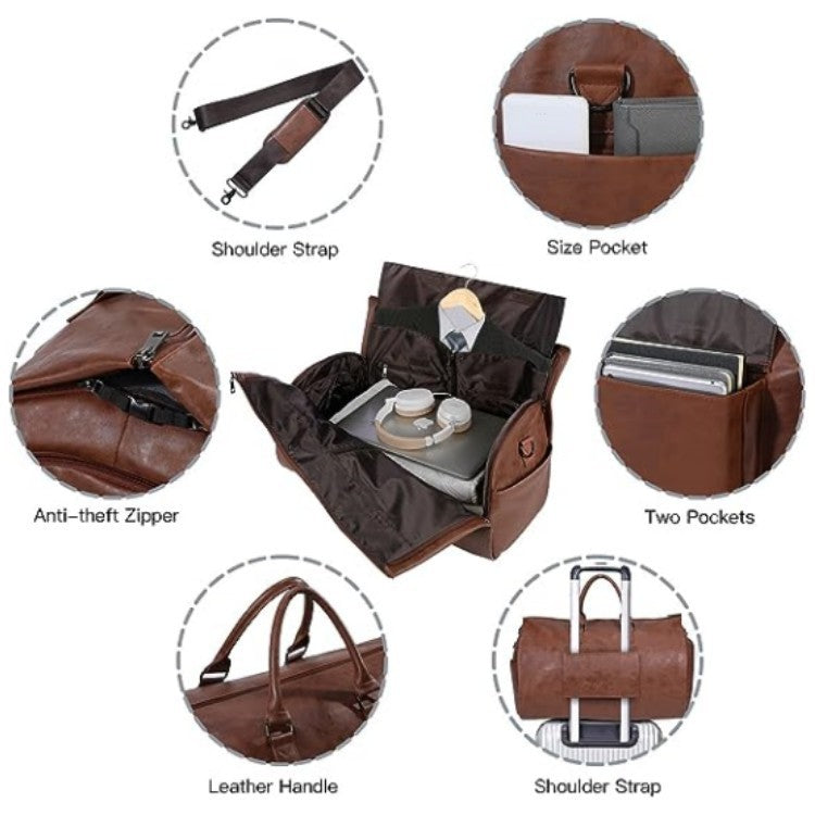 Multifunctional Retro Luggage Bag