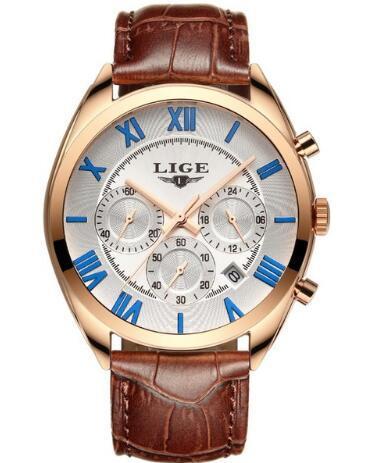 Brown Elegance Chronograph-Luxury Watch