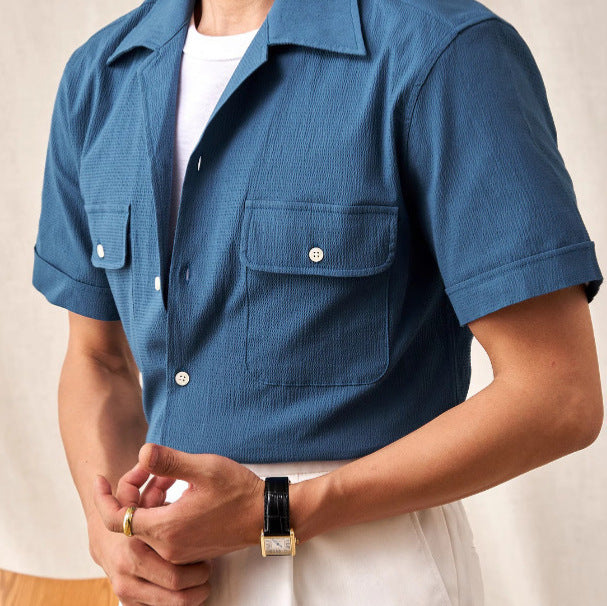 British Cuban Collar Shirt - Retro edition