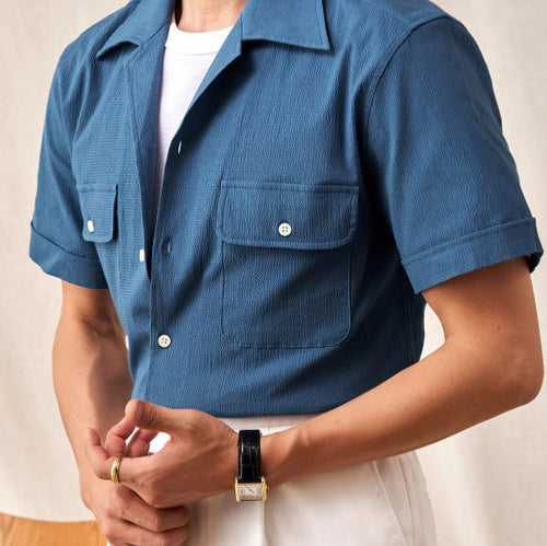 British Cuban Collar Shirt - Retro edition