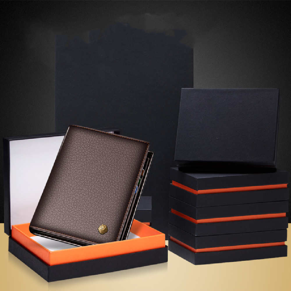 Short First Layer Cowhide Wallet