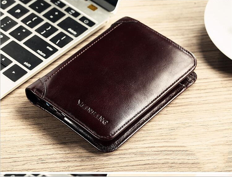 Leather first layer Wallet-Retro Edition