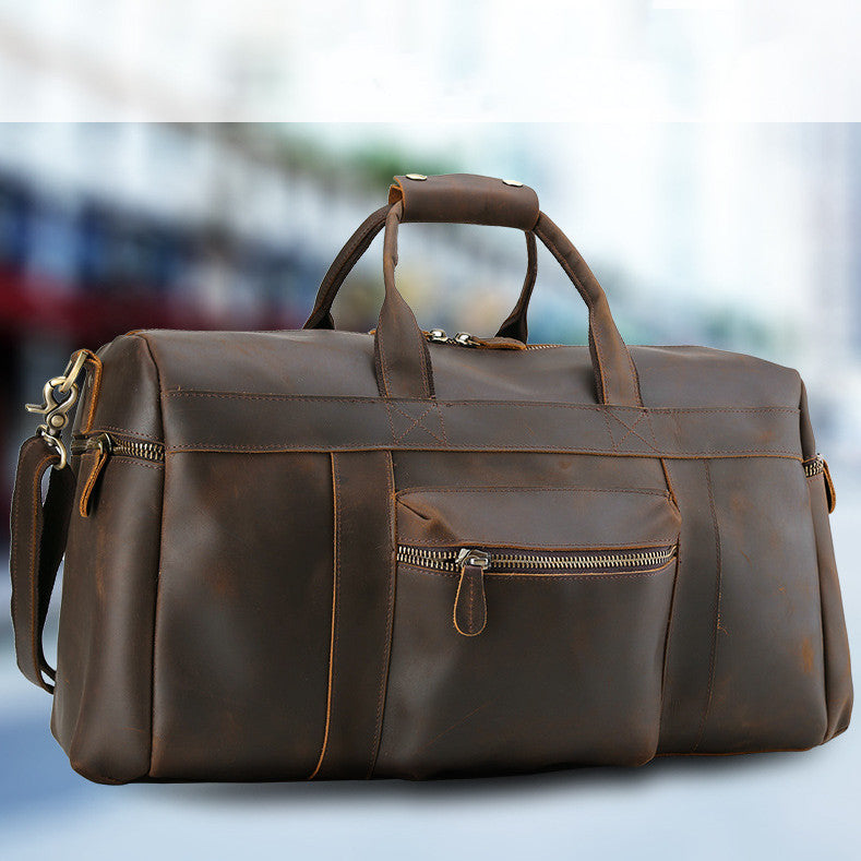 Vintage Leather Luggage Bag-Pilot's Edition