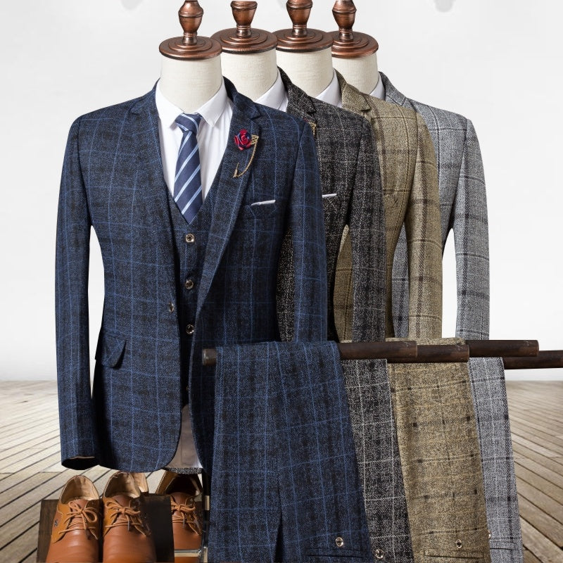 The Obsidian Zenith - 3 Piece Luxury Suit