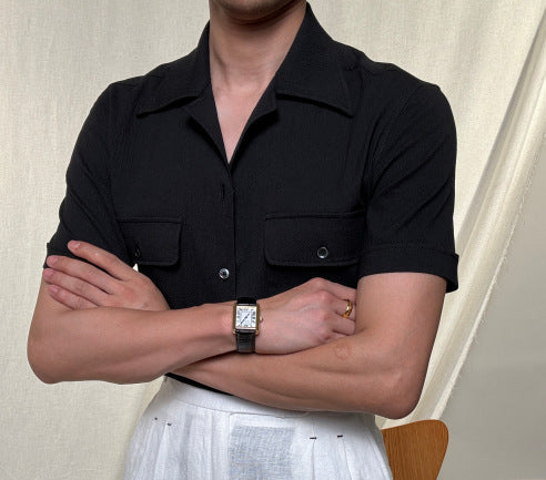 British Cuban Collar Shirt - Retro edition
