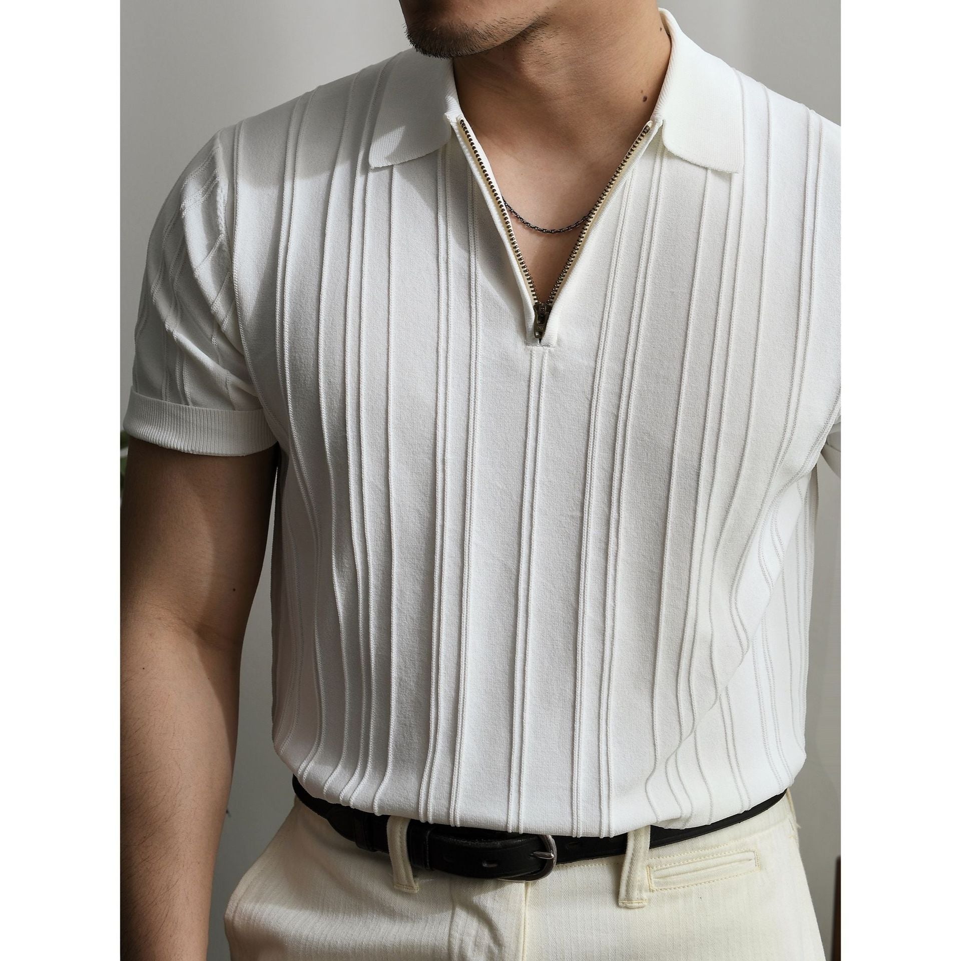 Riviera Knit Polo - Zipper Edition