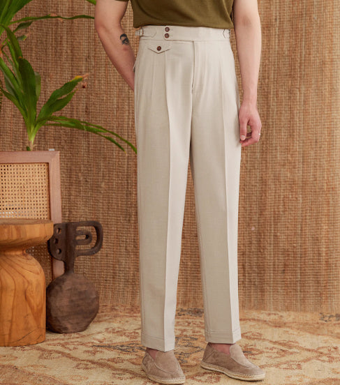 Naples high-Waisted Suit Pants - Italian Riviera Edition