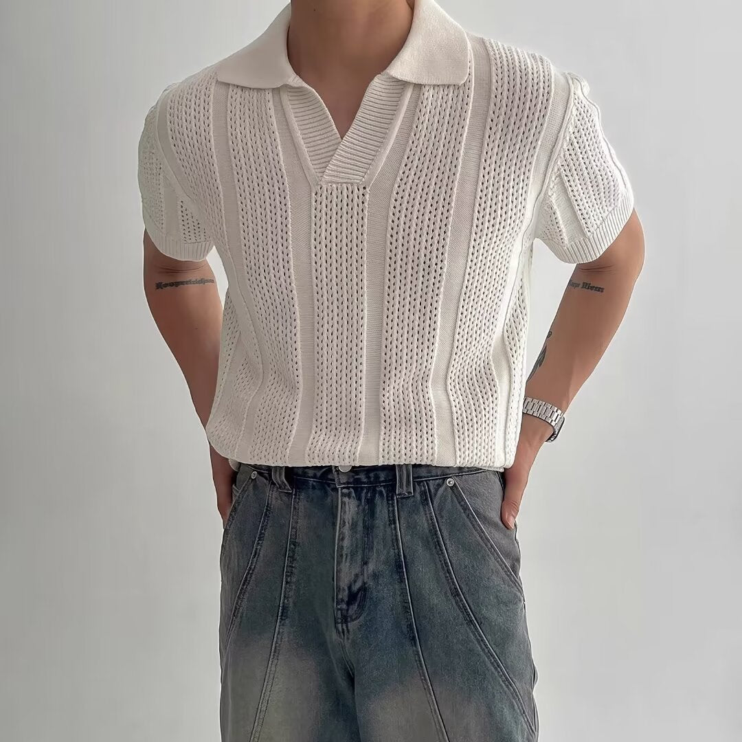 Ventura Mesh Polo - Summer Texture