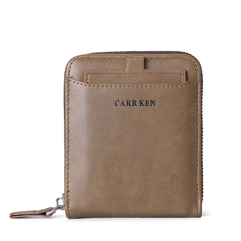 Short Clutch Leather Wallet