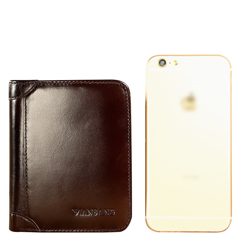 Leather first layer Wallet-Retro Edition