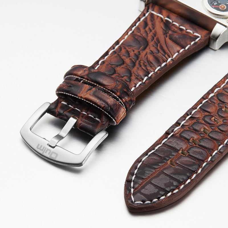 Pilot's Dual Time Zone Quarts Watch