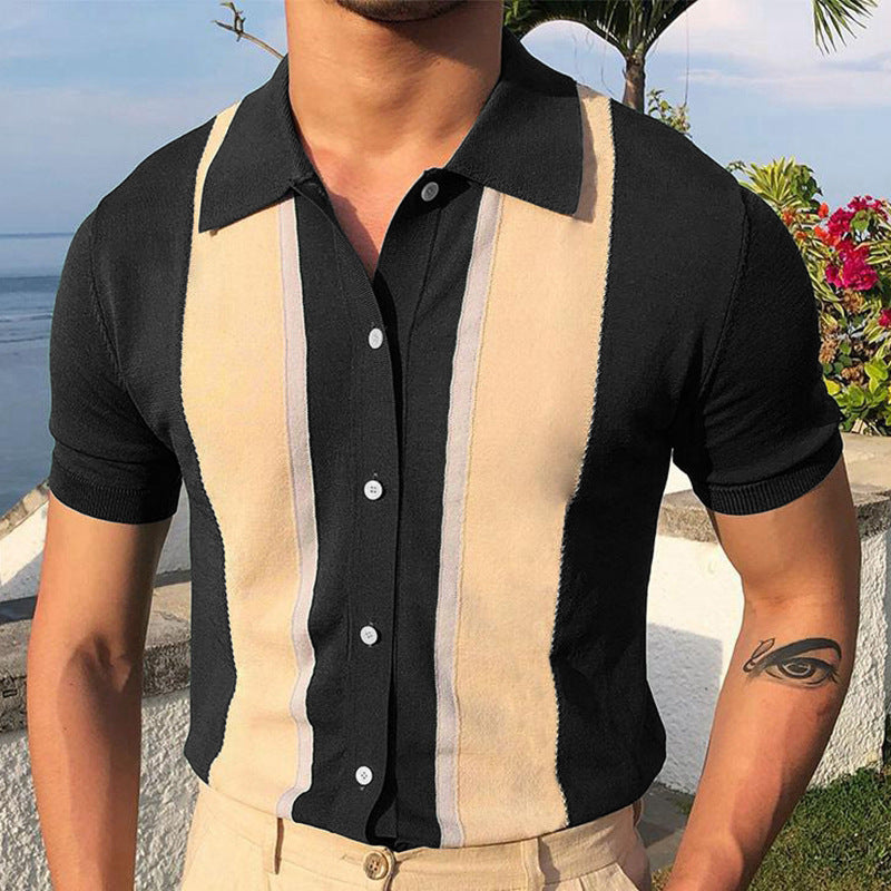 Italian Riviera knitted Polo - Old Money Edition