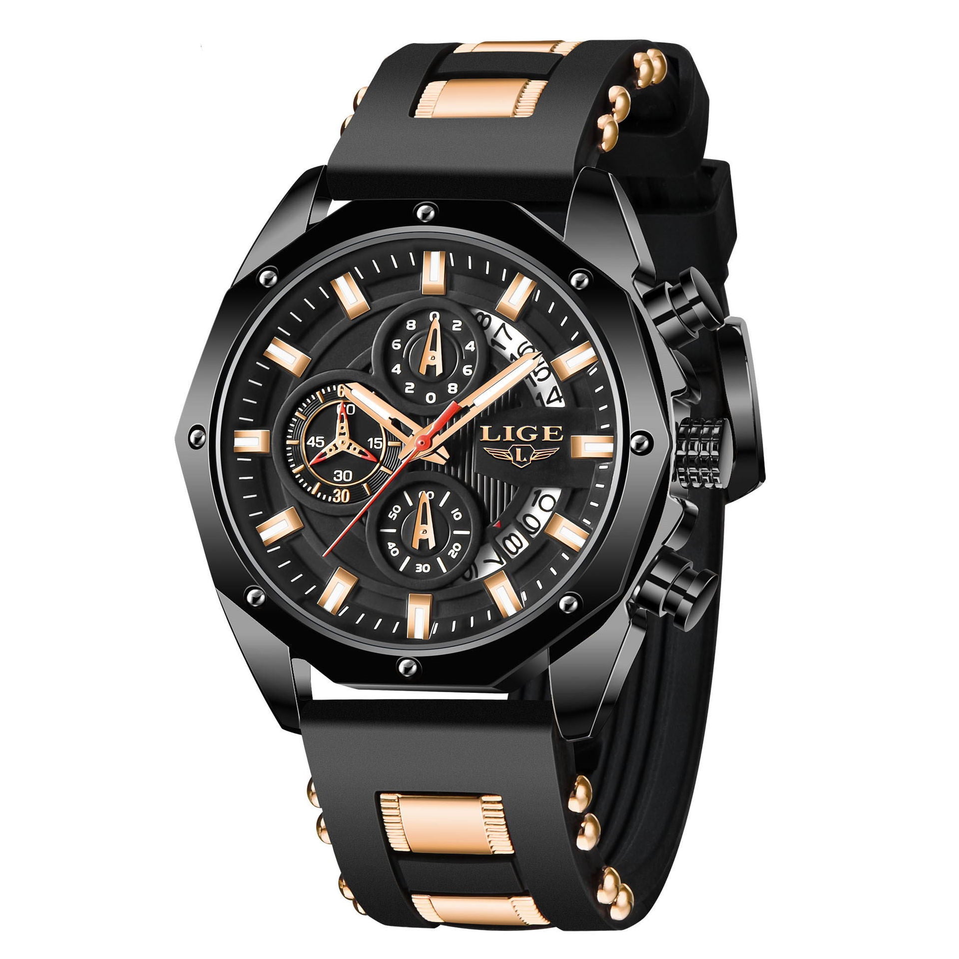 Luxury Chronograph Sports Watch-Waterproof Multicolor edition