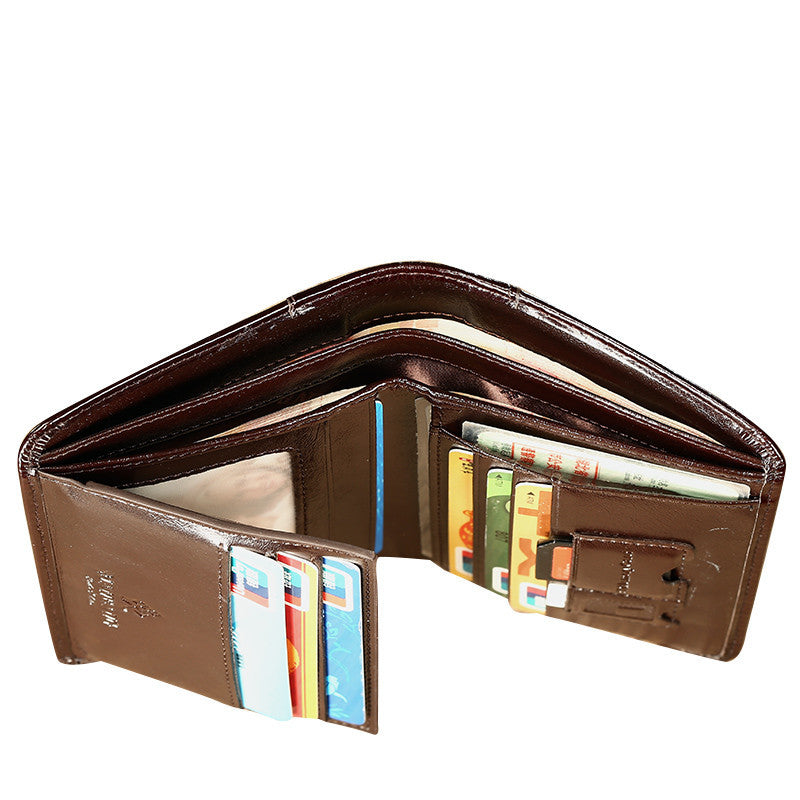 Leather first layer Wallet-Retro Edition