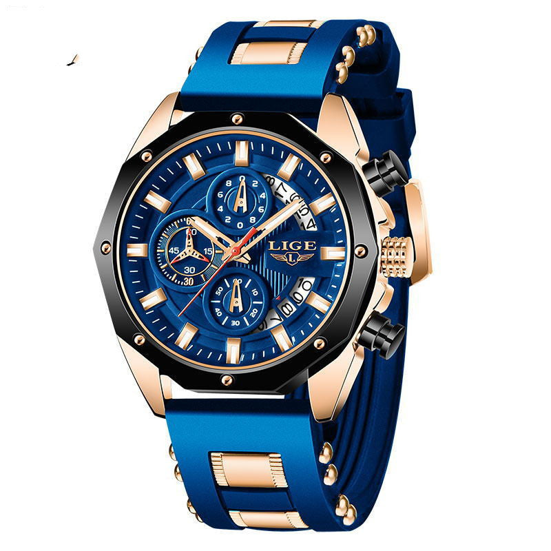 Luxury Chronograph Sports Watch-Waterproof Multicolor edition