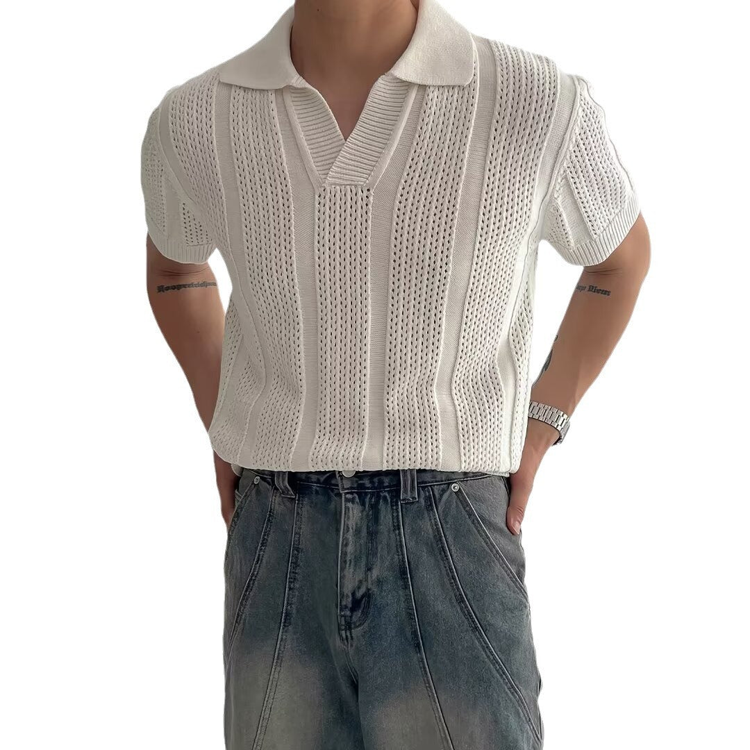 Ventura Mesh Polo - Summer Texture