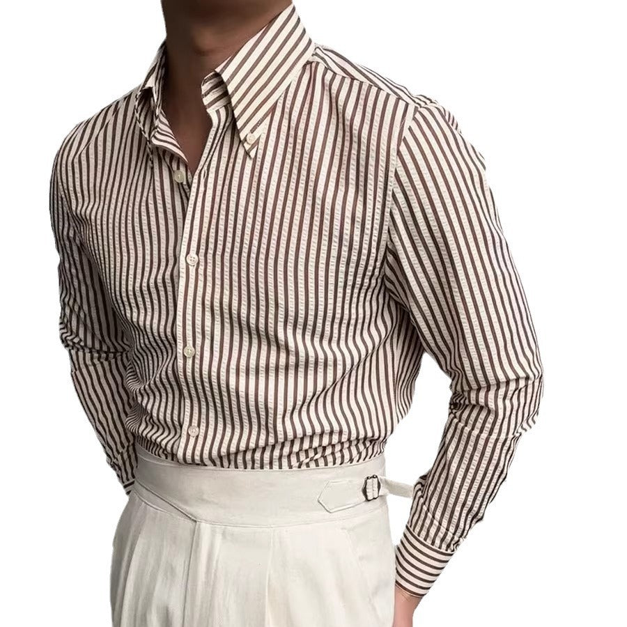 Sorrento Breeze Shirt - Early Spring Seer-soft
