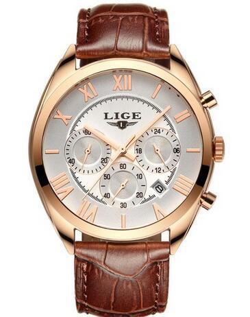 Brown Elegance Chronograph-Luxury Watch