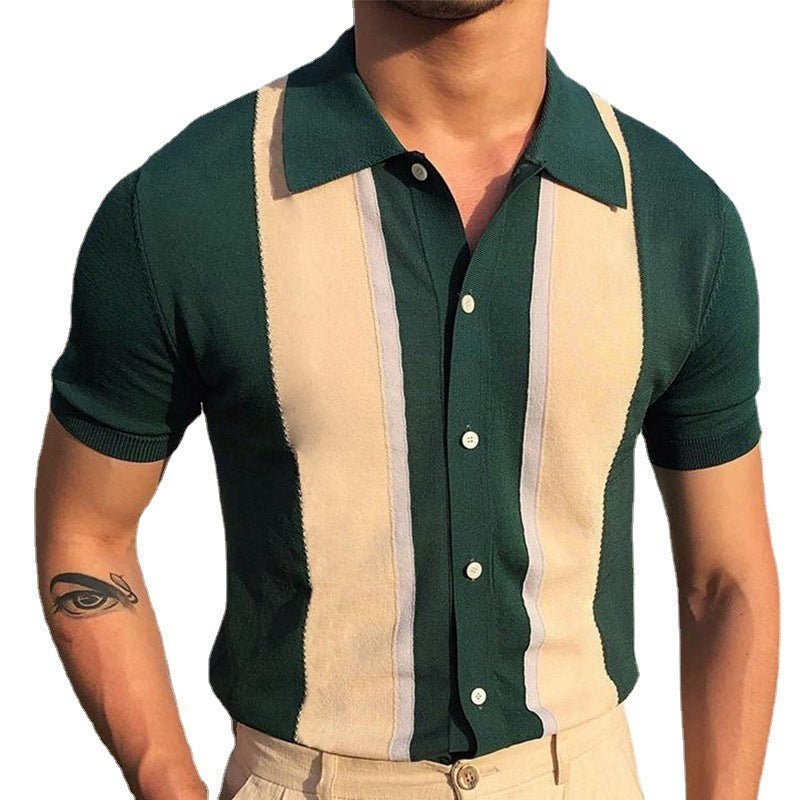 Italian Riviera knitted Polo - Old Money Edition