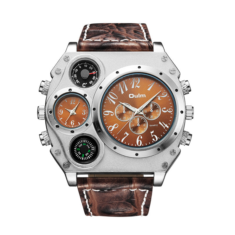 Pilot's Dual Time Zone Quarts Watch