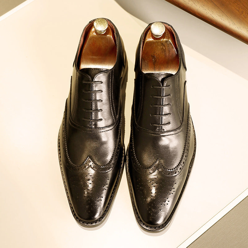 Raees Luxe - Handcrafted Leather oxford Dress Shoes For Men