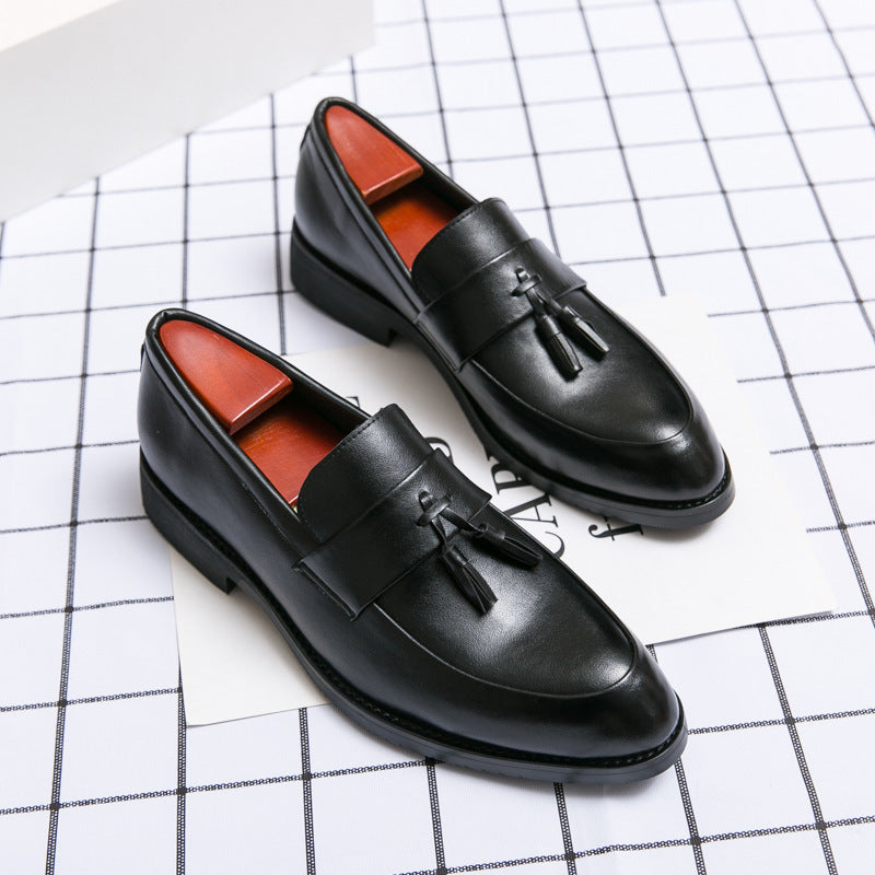 Majestic Tassel Loafers - Classic Brown leather Sophistication