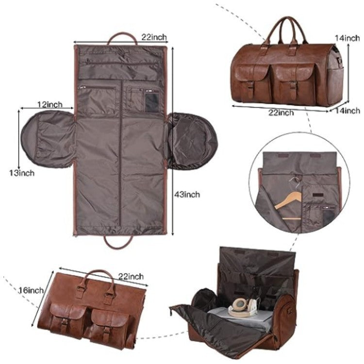 Multifunctional Retro Luggage Bag