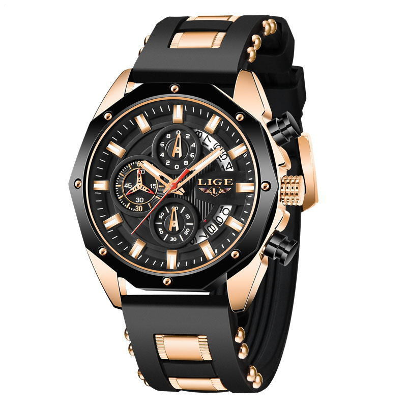Luxury Chronograph Sports Watch-Waterproof Multicolor edition