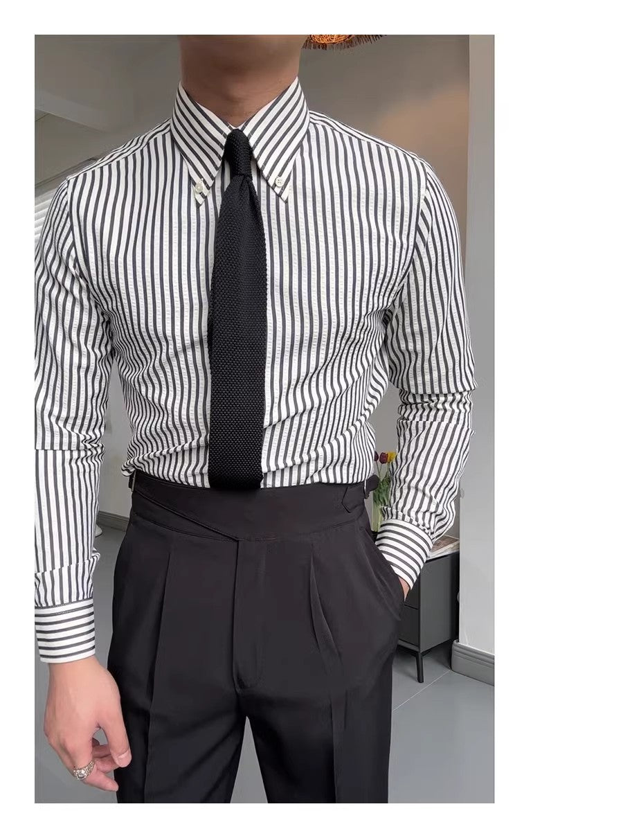 Sorrento Breeze Shirt - Early Spring Seer-soft