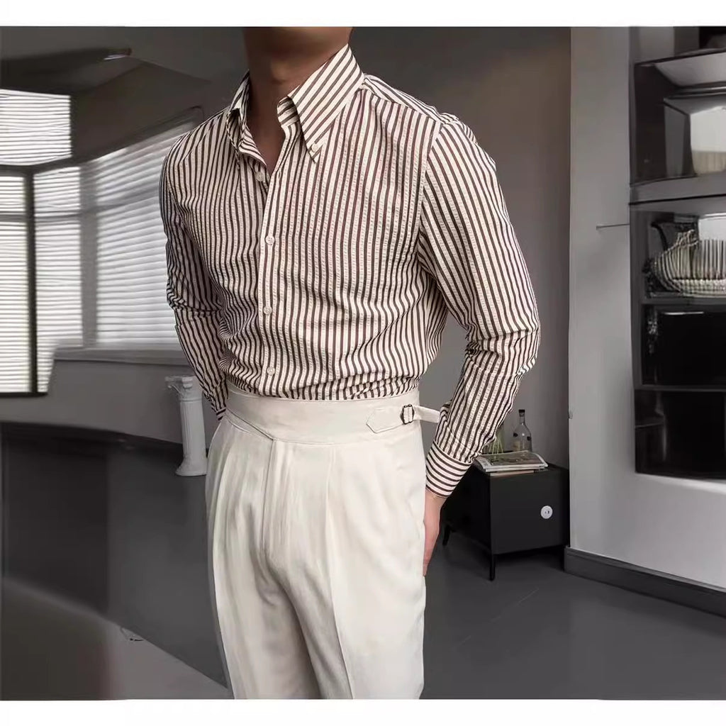 Sorrento Breeze Shirt - Early Spring Seer-soft