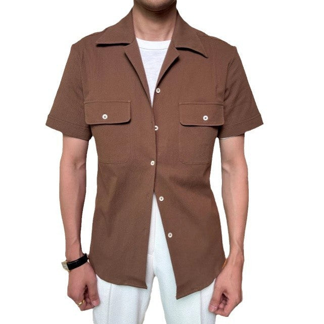 British Cuban Collar Shirt - Retro edition