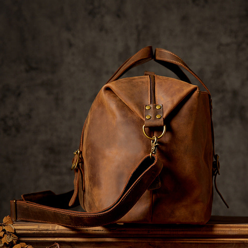 Genuine Leather Large-capacity Luggage Bag