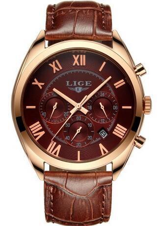 Brown Elegance Chronograph-Luxury Watch