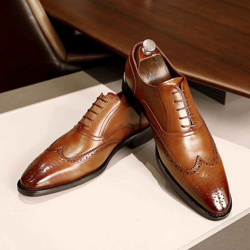 Raees Luxe - Handcrafted Leather oxford Dress Shoes For Men