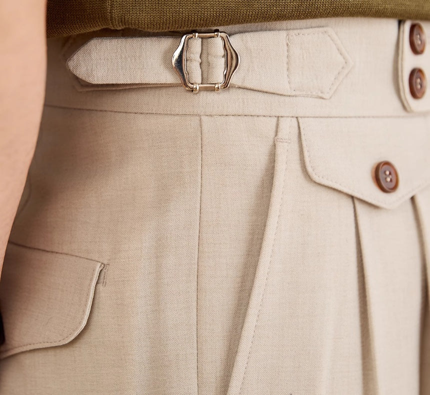 Naples high-Waisted Suit Pants - Italian Riviera Edition