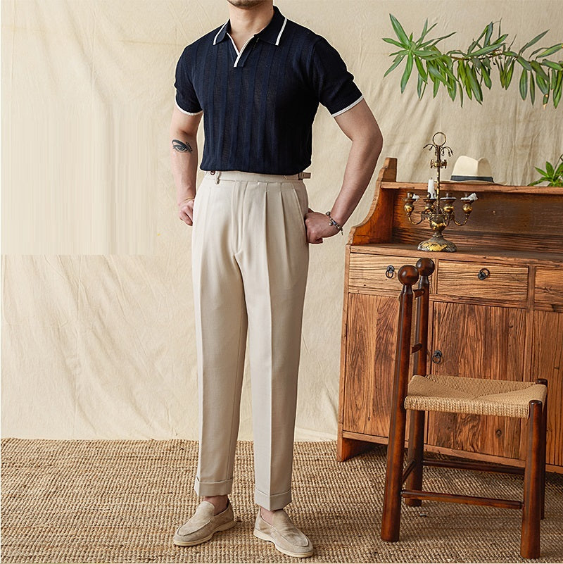 Scissor-Collar Polo - Summer Riviera Cut