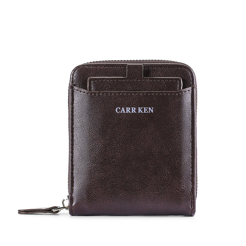 Short Clutch Leather Wallet