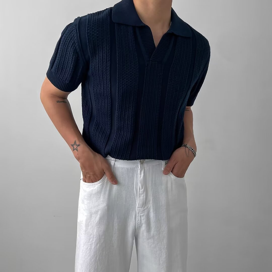 Ventura Mesh Polo - Summer Texture
