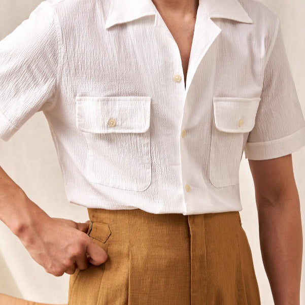 British Cuban Collar Shirt - Retro edition