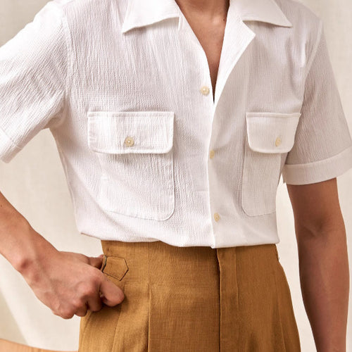 British Cuban Collar Shirt - Retro edition
