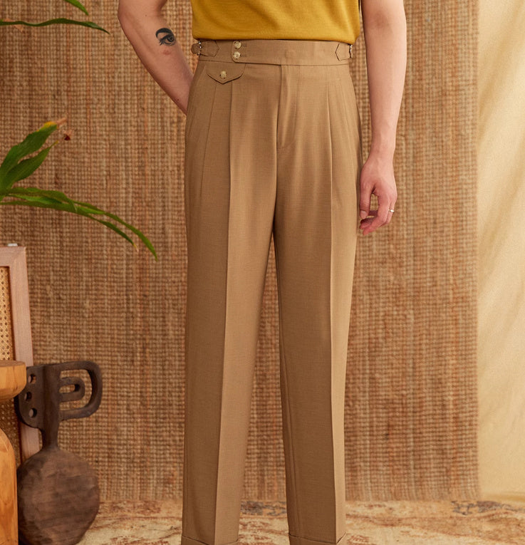Naples high-Waisted Suit Pants - Italian Riviera Edition